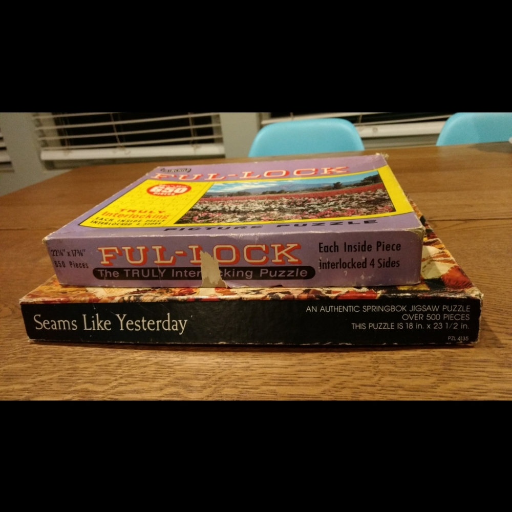 Bundle of 2 Vintage Puzzles Springbok & Fairchild